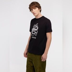 Roberto Cavalli Short Sleeve Crewneck Graphic Tee